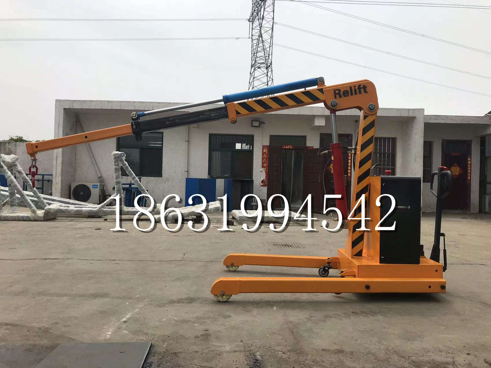 彰化县久征定做3吨三轮随车吊 农用园林绿化移树吊 平板工程用小吊机